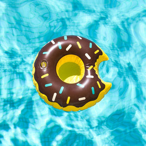 porte gobelet donuts chocolat piscine