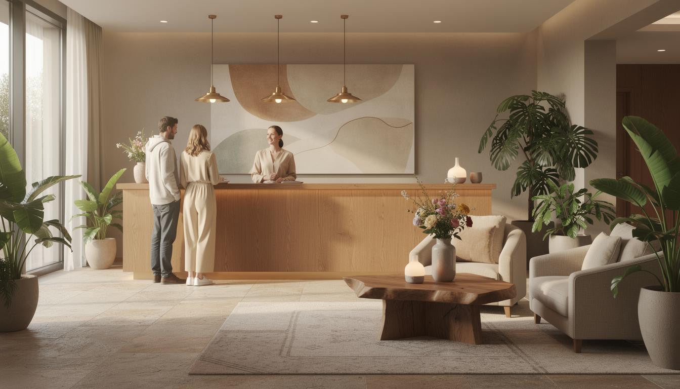 Créer une ambiance accueillante et relaxante dès l’entrée de l’hôtel