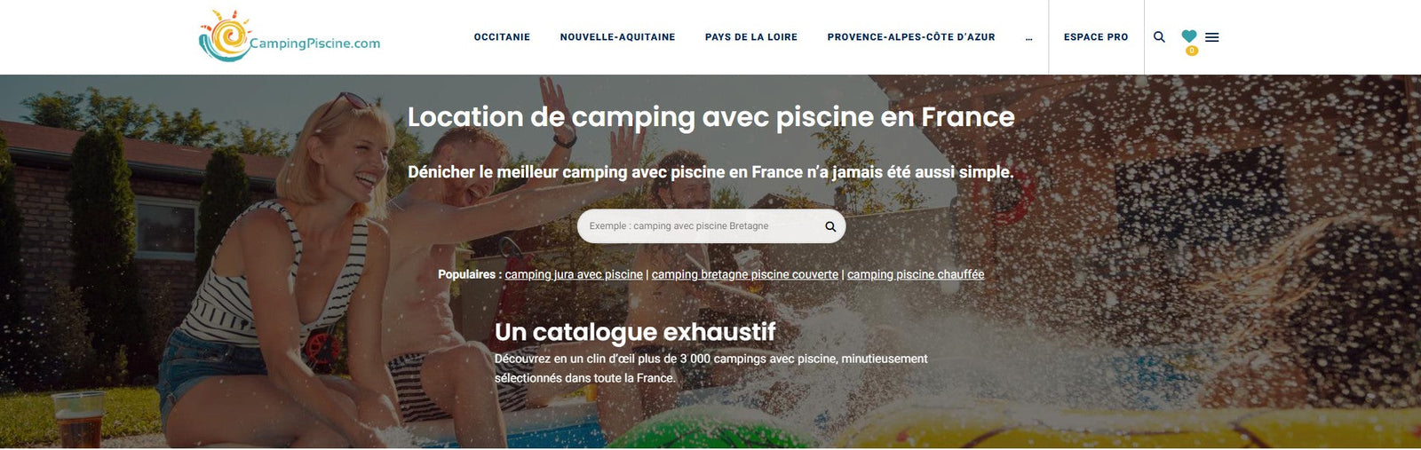 Top des campings avec piscine en France