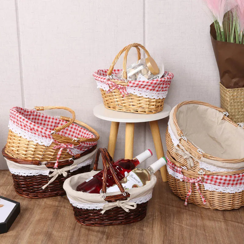 Panier pique nique vintage