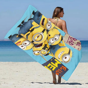 Serviette de plage minions