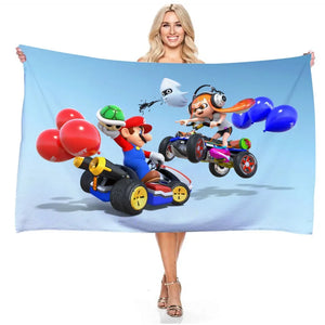 Serviette de plage mario