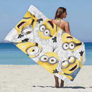 Serviette de plage minions