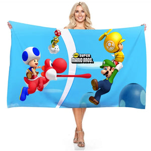 Serviette de plage mario