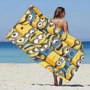 Serviette de plage minions