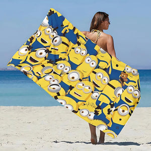 Serviette de plage minions