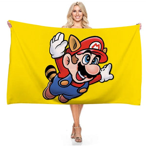 Serviette de plage mario