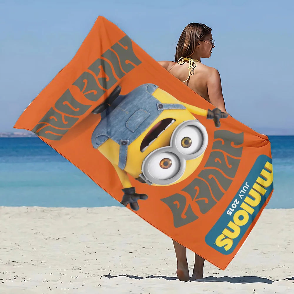 Serviette de plage minions