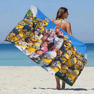 Serviette de plage minions