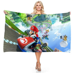 Serviette de plage mario