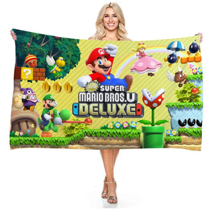 Serviette de plage mario
