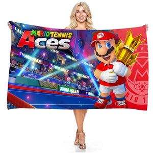 Serviette de plage mario