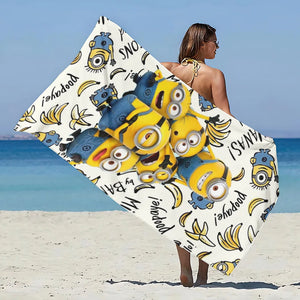 Serviette de plage minions