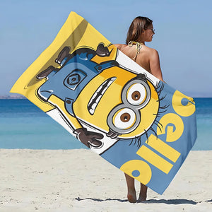 Serviette de plage minions
