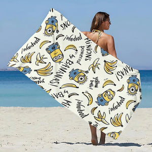 Serviette de plage minions