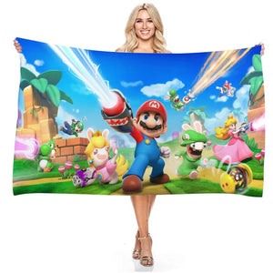 Serviette de plage mario