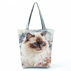 Sac de plage chat
