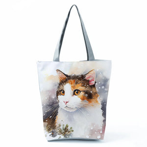Sac de plage chat