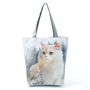 Sac de plage chat