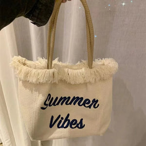 Sac de plage la vie en rose