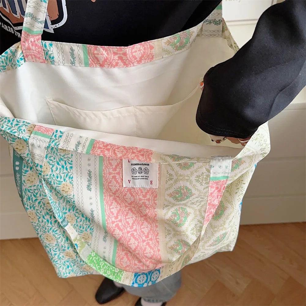 Sac de plage vintage