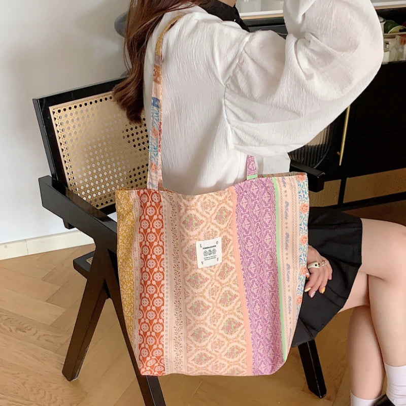 Sac de plage vintage