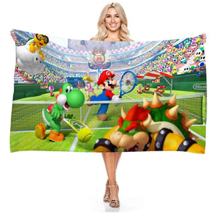 Serviette de plage mario