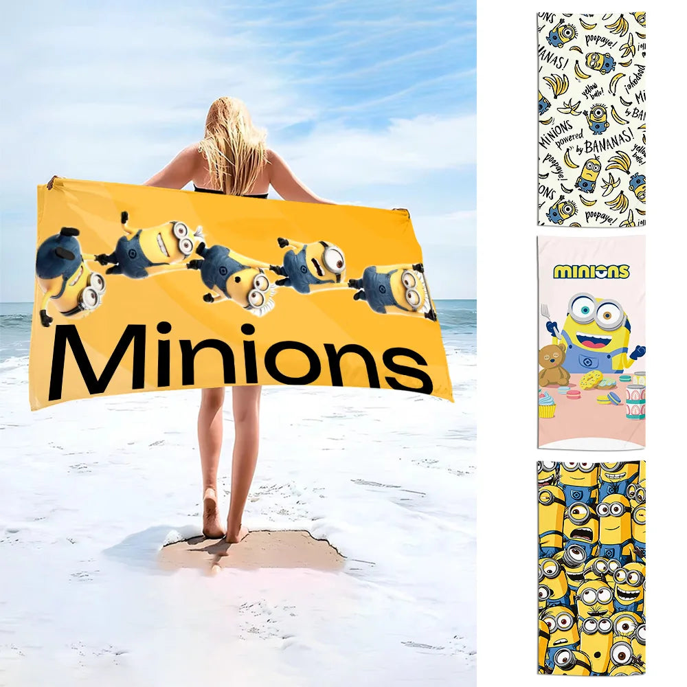 Serviette de plage minions