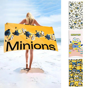 Serviette de plage minions