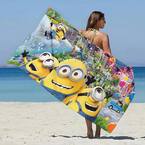 Serviette de plage minions