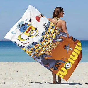 Serviette de plage minions