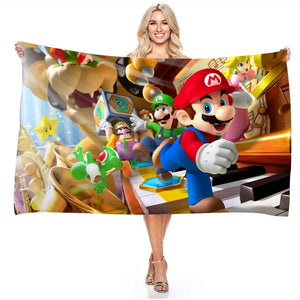 Serviette de plage mario