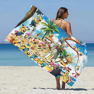 Serviette de plage minions