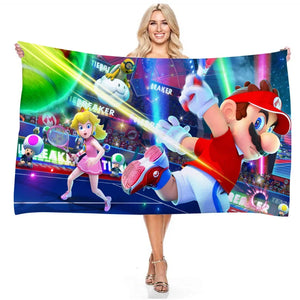 Serviette de plage mario