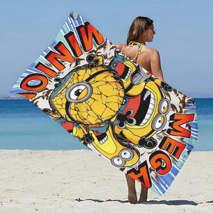 Serviette de plage minions