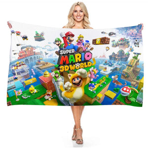 Serviette de plage mario