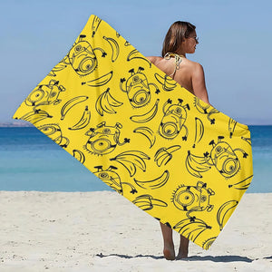 Serviette de plage minions