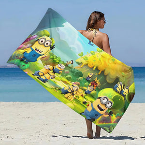 Serviette de plage minions