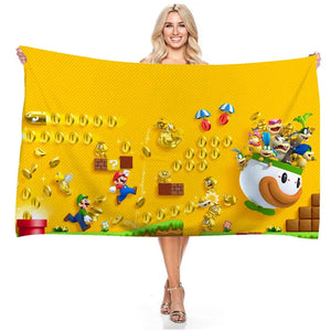 Serviette de plage mario