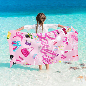 Serviette de plage Barbie_10