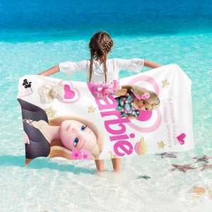 Serviette de plage Barbie_11
