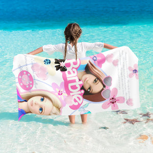 Serviette de plage Barbie_3
