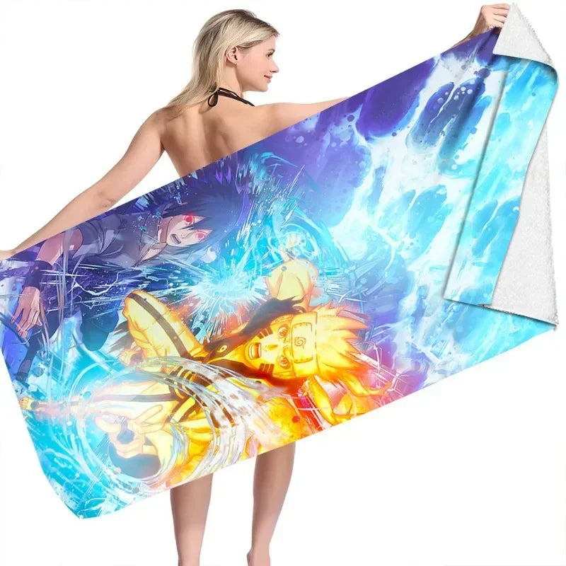 Serviette de plage naruto