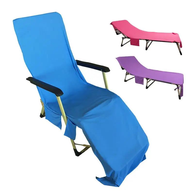Serviette de plage avec dossier
