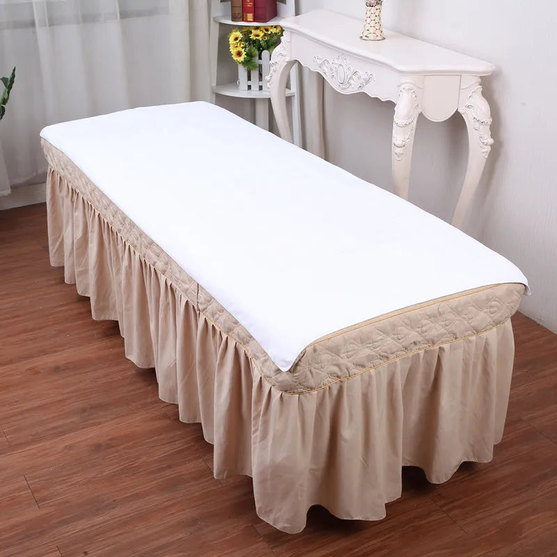 Serviette de plage blanche_4