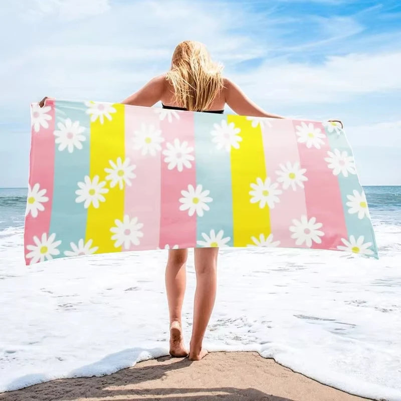 Serviette de plage femme luxe