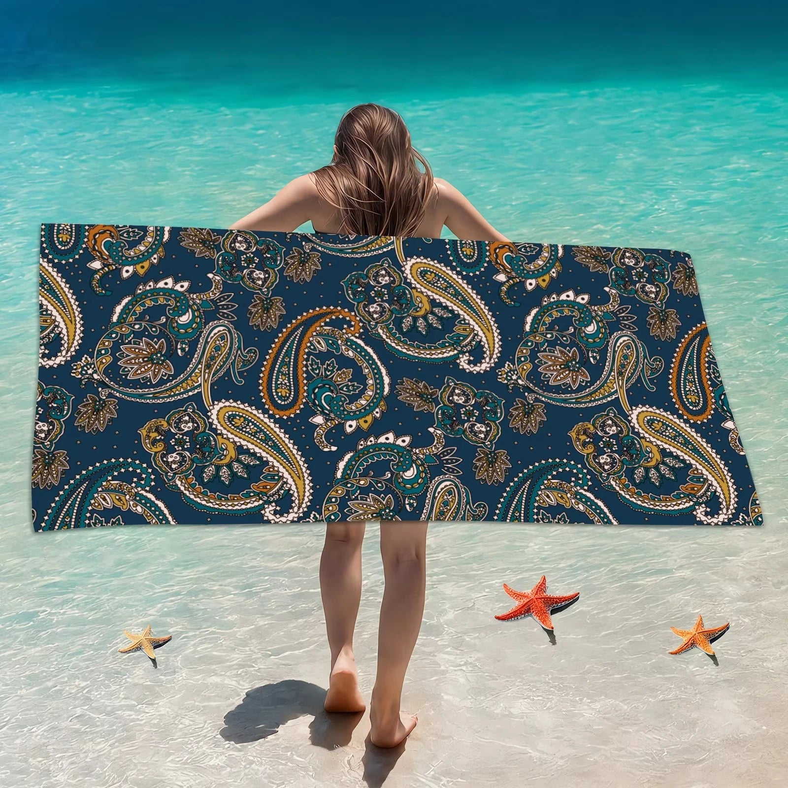 Serviette de plage femme luxe_4