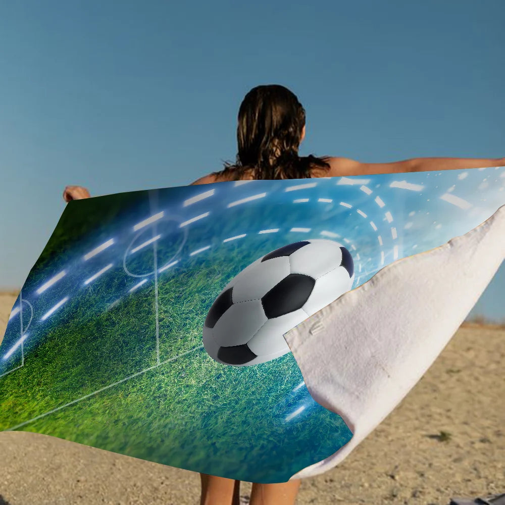 Serviette de plage football