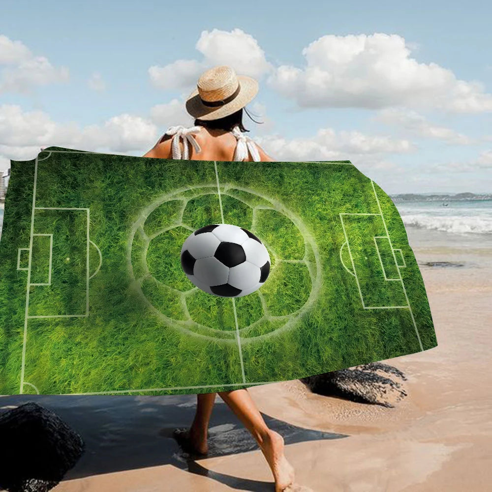 Serviette de plage football_1