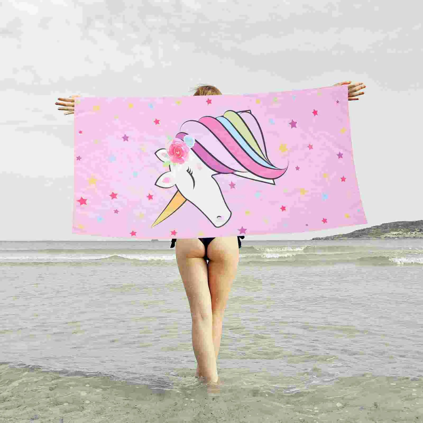 Serviette de plage licorne_3